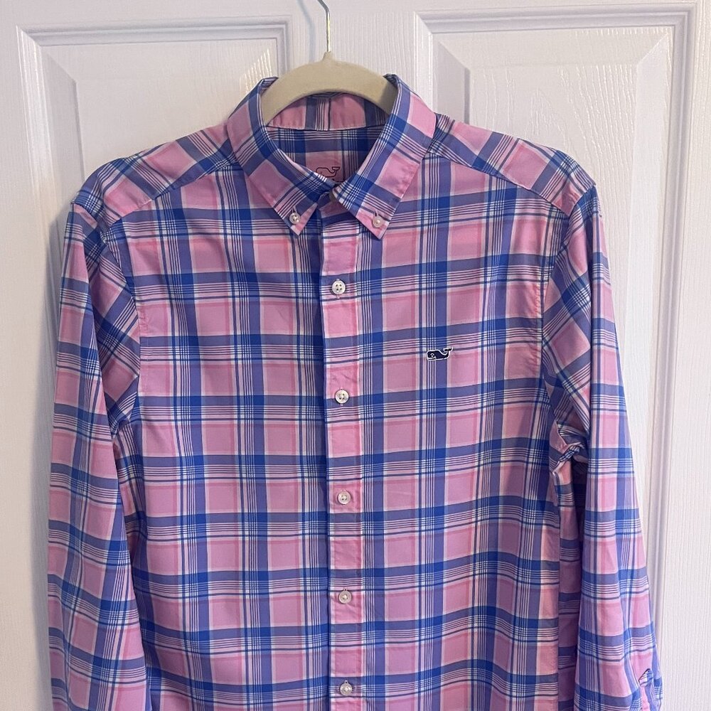 Vineyard Vines Men's Performance Binnacle Plaid Featherweight Shirt Size XS